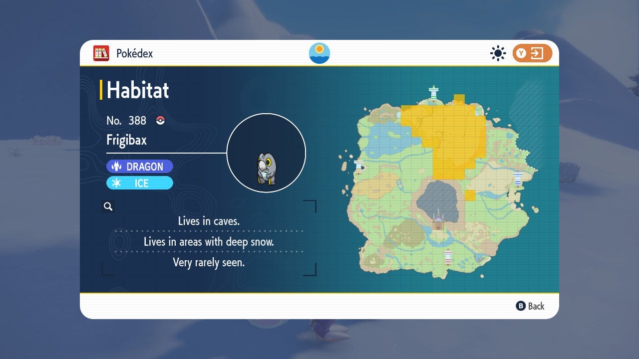 Frigibax location in Pokémon Scarlet and Violet and how to evolve into